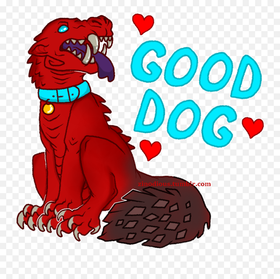 Zino Is My Fursona Best Boy - Odogaron Good Boi Emoji,Monster Hunter Emoji