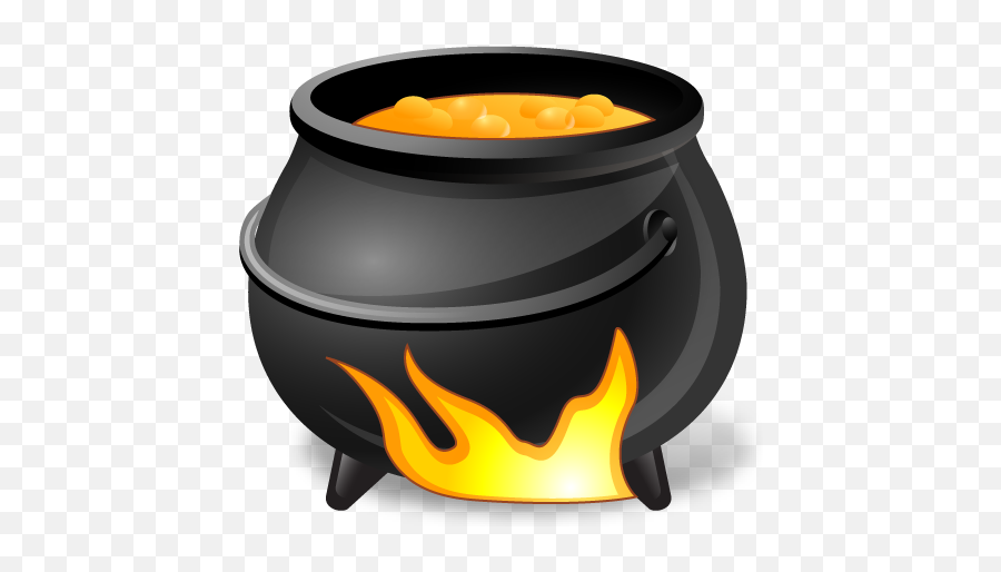 Vista Halloween Emoticons - Halloween Cartoon Witches Cauldron Emoji,Cauldron Emoji