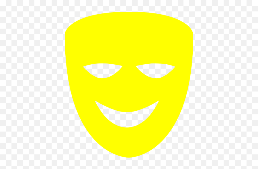 Free Yellow Mask Icons - App With Yellow Mask Emoji,Emoticon Mask