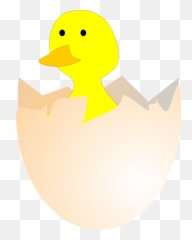 Chick Hatching Egg Shell Broken - Gambar Telur Bebek Menetas Emoji