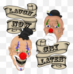 Drawing Clowns Laugh Now Cry Later - Cry Later Laugh Now Drawings Emoji,Cholo Emoji