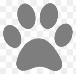 Cartoon Lion Paw Prints - Grey Dog Paw Print Emoji,Paw Print Emoji