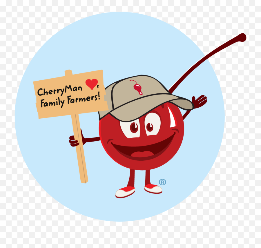 Cherryman Character Image Peeking Up - Cherry Man Emoji,Peeking Emoji