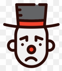 Clown svg vector icon free icons UIHere - Icon Emoji