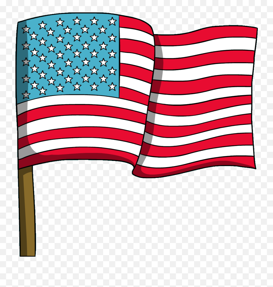 American Flag Clipart Gif - Transparent American Flag Gif Emoji,Android Emoji Flags