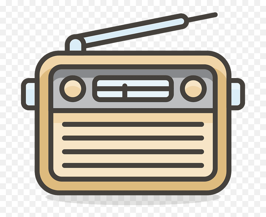 Radio Emoji Clipart Free Download Transparent Png Creazilla - Guitar Pedal Clipart,Musical Note Emoji