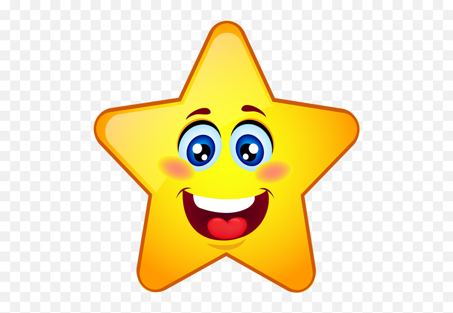 Clipart Stars Smiley Face Clipart Stars Smiley Face - Star With Smiley Face Emoji,Pentagram Emoji