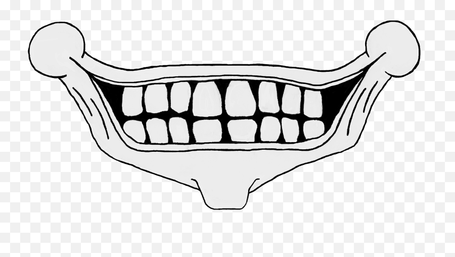 Scary Smile Png - Creepy Smiling Mouth Drawing Emoji,Creepy Smile Emoji