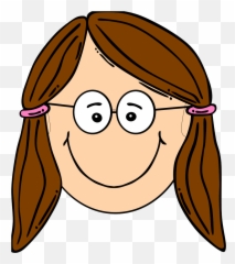 Sad Girl Face Cartoon Clipart - Full Size 1031977 Head Emoji