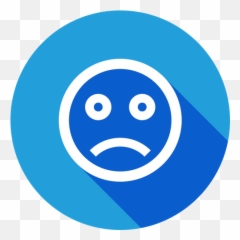 Emoji Sad Face Round Circle Emotion Moodless - Circle,Sad Face Emoji