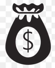 Bag Dollar Silhouette - Emoji