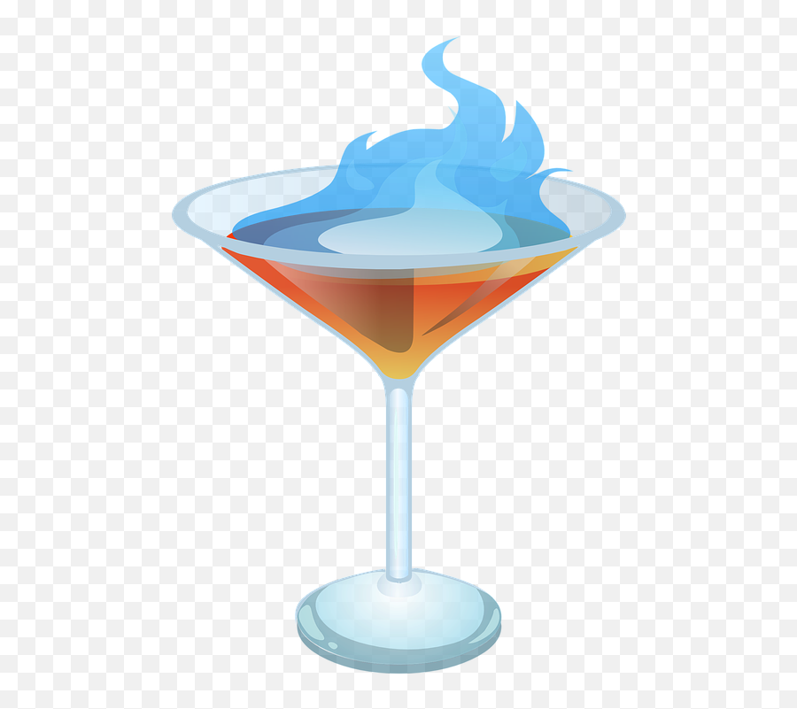 Flaming Sambuca Flame - Flaming Cocktail Png Emoji,Shot Glass Emoji