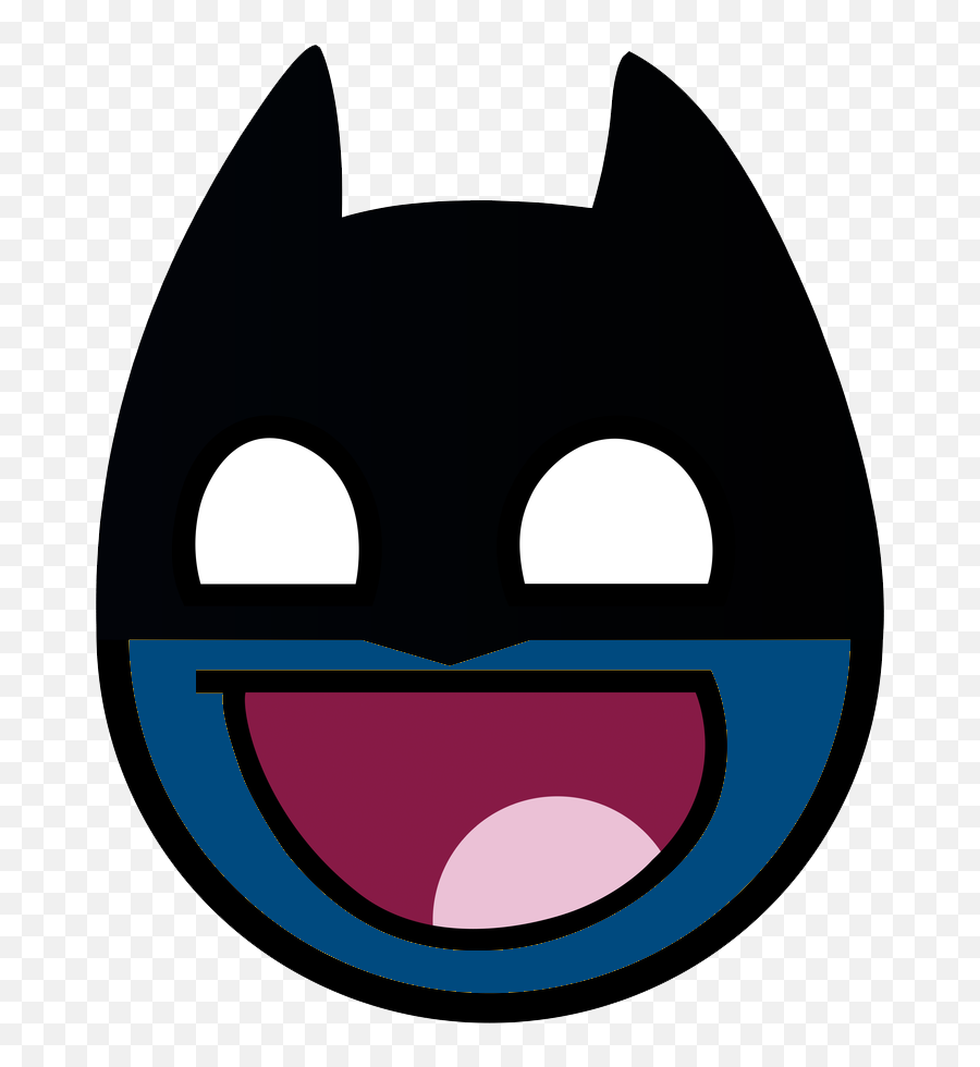 Batman Emoticon Transparent Png - Clip Art Emoji,Batman Emoticon