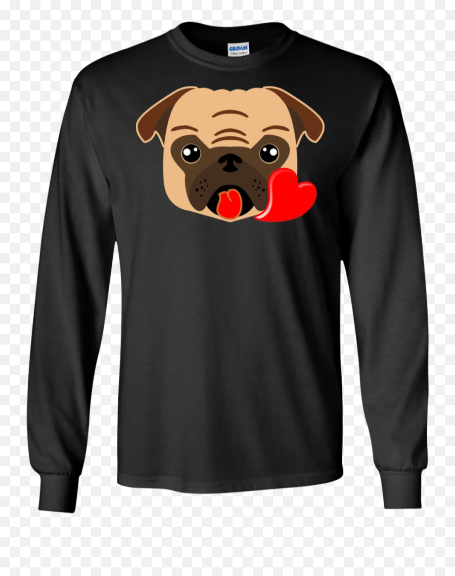 Funny Pug Emoji Adults Pug Heart - Kansas City Chiefs Super Bowl Shirt,Chicago Bulls Emoji