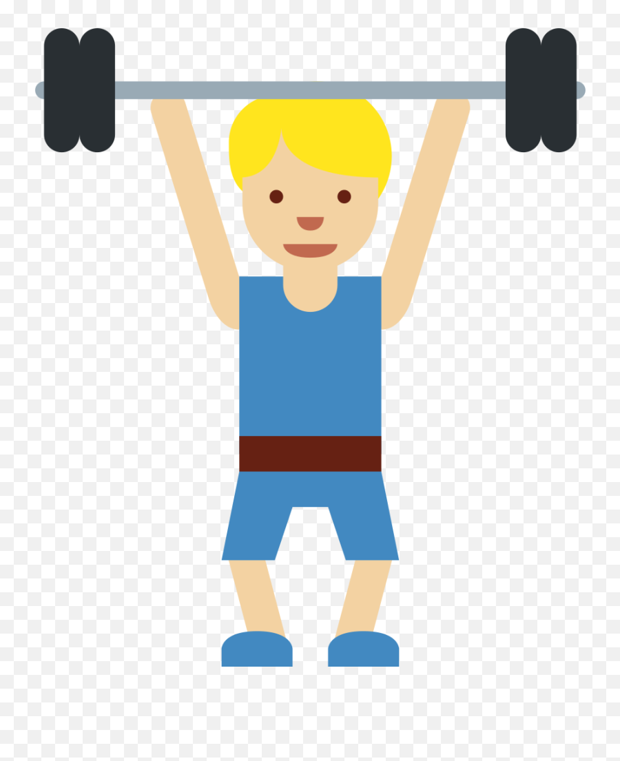 Twemoji2 1f3cb - Lifting Weights Clipart Emoji,Basket Ball Emoji
