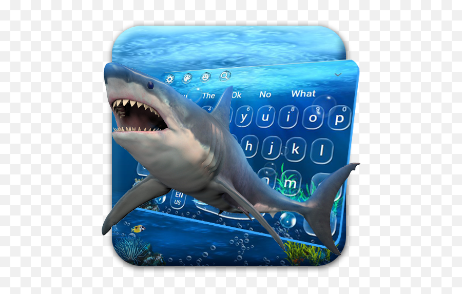 Ocean Shark Keyboard - Great White Shark Emoji,Shark Emojis