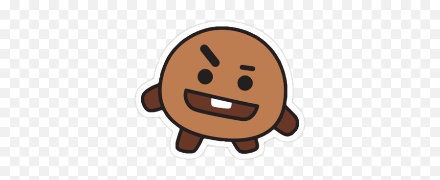 Bt21 Bts Shooky Cookie Suga Army - Shooky Bt21 Emoji,Army Emoticon