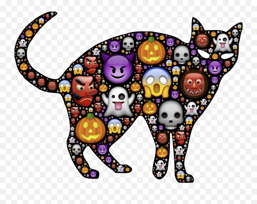 Halloween Cats And Kittens - Augurare La Morte Frasi Emoji,Safe Camp Emoji