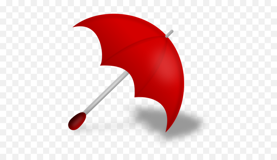 Vector Image Of Red Umbrella With - Red Umbrella Transparent Background Emoji,10 Umbrella Rain Emoji