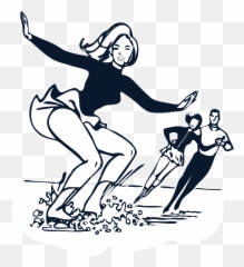 Clipart Person Ice Skating Clipart Person Ice Skating - Person Ice Skating Drawing Emoji,Ice Skate Emoji