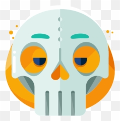 Top Skull Heads Stickers For Android Ios - Transparent Skull Emoji Gif