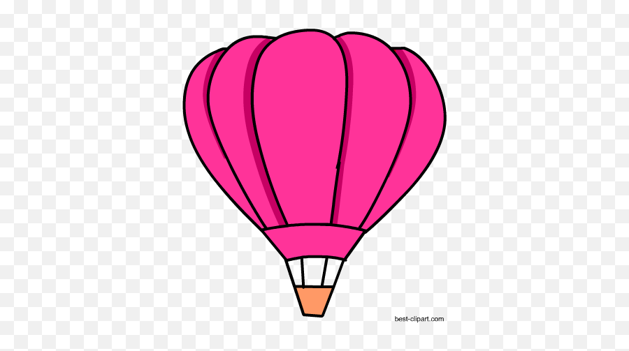 Free Hot Air Balloon Clip Art - Clip Art Emoji,Hot Air Balloon Emoji