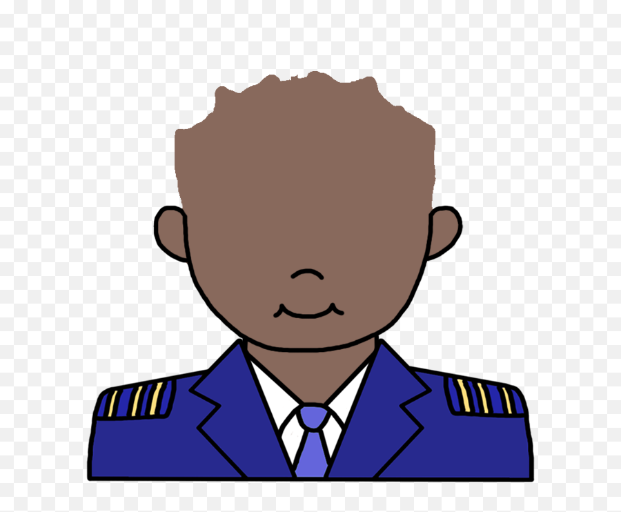 Airplane Pilot Fill In The Blank Thank You Notes For Clipart - Hd Pilot Cartoon Emoji,Pilot Emoji