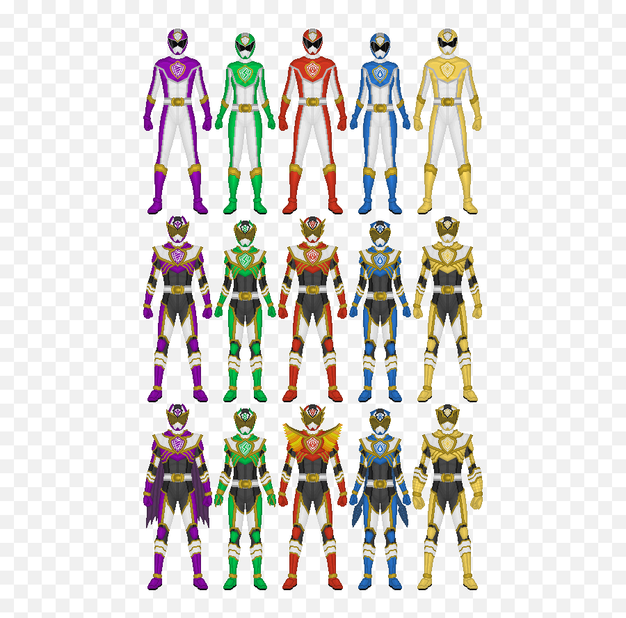 Super Sentai 2 - Knight Themed Sentai Emoji,Power Rangers Emoji