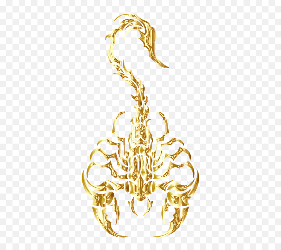 Scorpion Tribal Gold - Scorpion Clipart Png Emoji,Lord Of The Rings Emoji