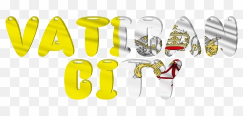 State International Flag Vatican Design - Illustration Emoji