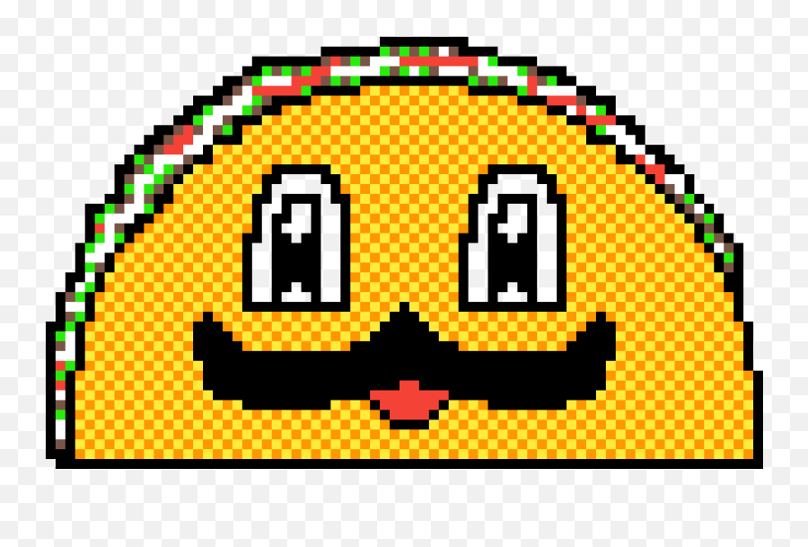 Pixilart - Smiley Emoji,Taco Emoticon