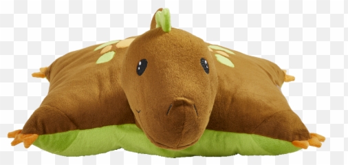 Brown Dinosaur Pillow Pet - Stuffed Toy Emoji