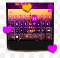Download Romantic Paris Kika Keyboard - Heart Emoji,Kika Emoji