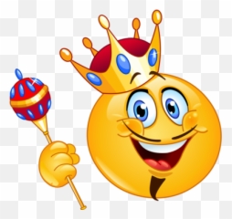 Smiley Emoji Emoticon - King