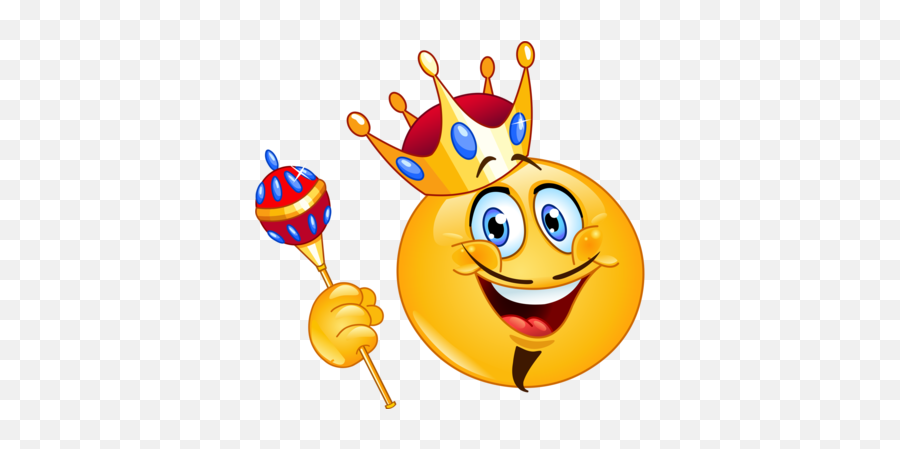 Smiley Emoji Smiley Emoticon - King Smiley,King Emoticons