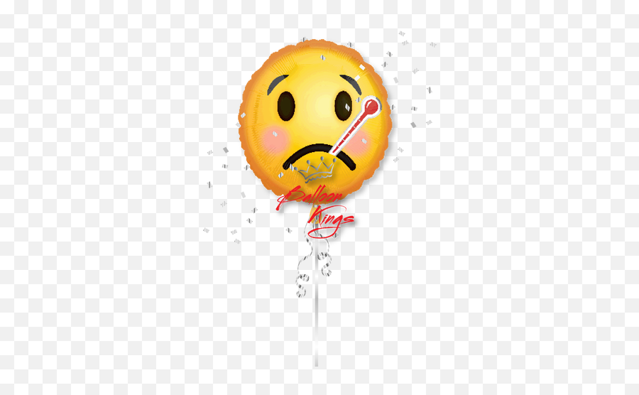 Emoji Get Well Soon - Smiley Face Balloon Transparent,Emoji Get