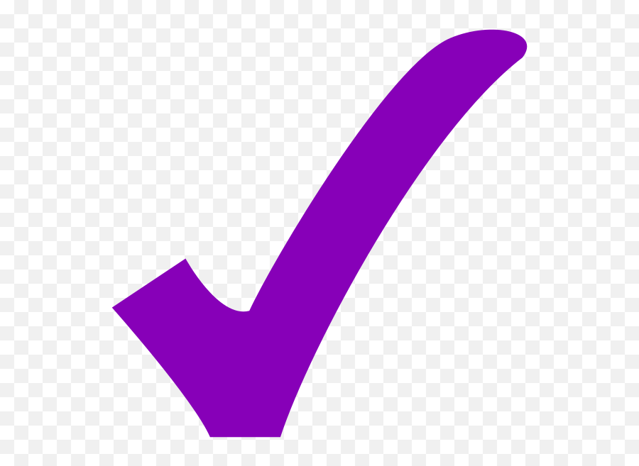 Purple Check - Check Png Emoji,Whale Emoticon Text