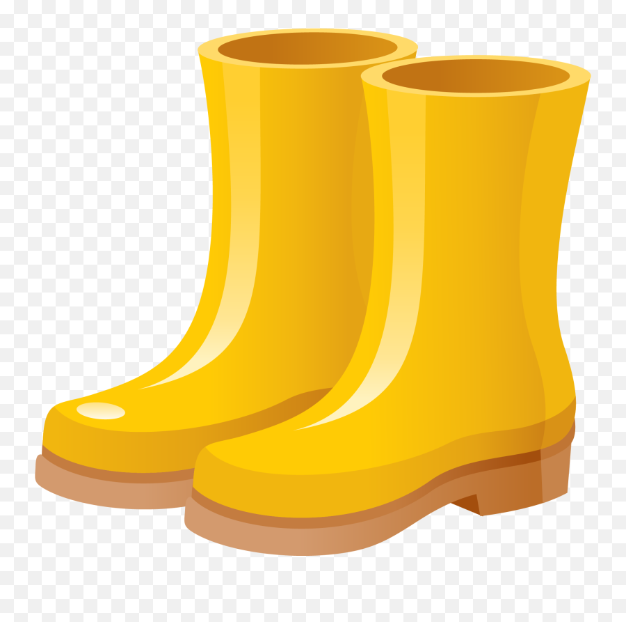 Clipart Shoes Shoe Boot Clipart Shoes - Yellow Rain Boots Clipart Emoji,Emoji Boots