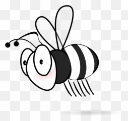 Bee Clipart Black And White - 53 Cliparts Black And White Bees Clipart Emoji,Bumble Bee Emoji
