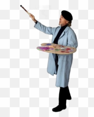 Man Paintbrush Painter Paint Artist Art Colors - Painter Png Emoji,Emoji Painter