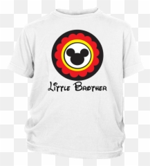 Mickey Mouse Inspired Little Brother - 4th Of July Kids Shirt Emoji