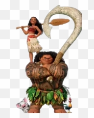 Disney - Moana E Maui Png Emoji