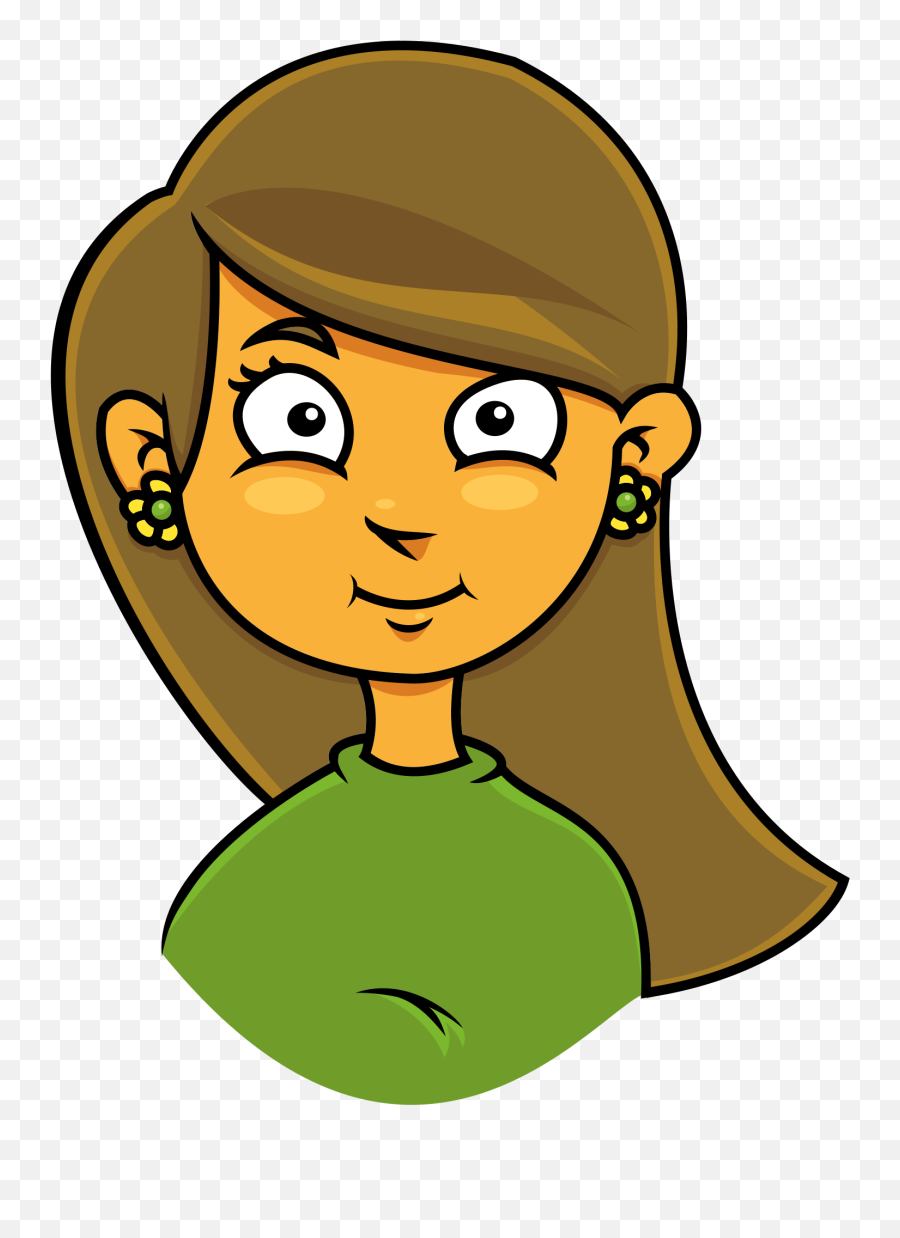 Girl Smily Face Free Download On Clipartmag - Girl Face Clipart Emoji,Female Emoji Faces