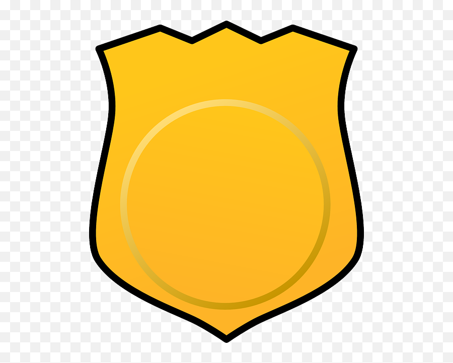 Police Badge Sheriff Badge Gallery For Blank Police Outline - Detective Badge Clipart Emoji,Sheriff Emoji