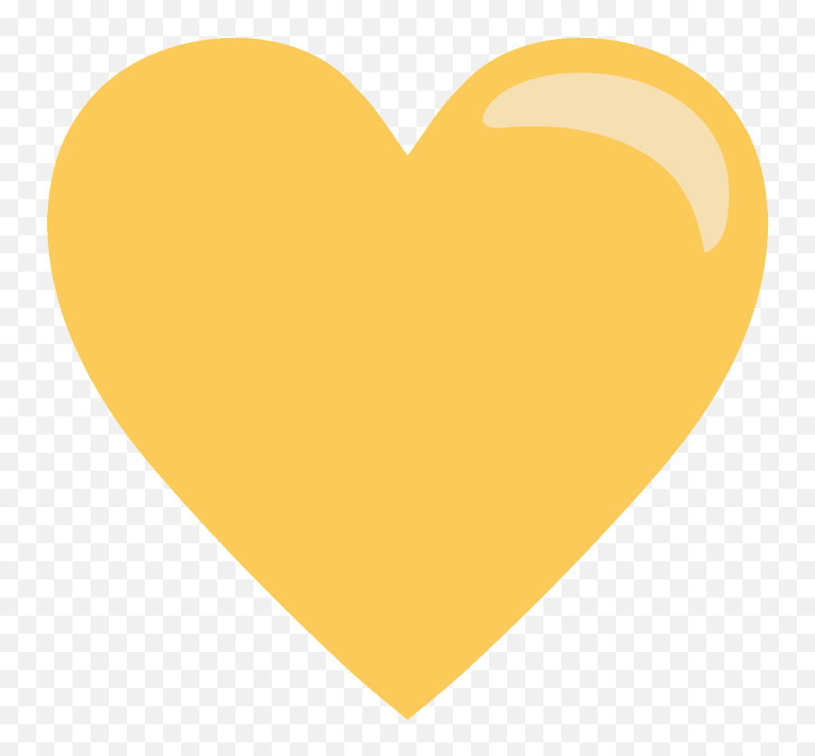 Download Corazon Amarillo Clipart Dibujos Animados Descargar Gratis Yellow Heart Icon Transparent Emoji Emojis Corazon Free Transparent Emoji Emojipng Com