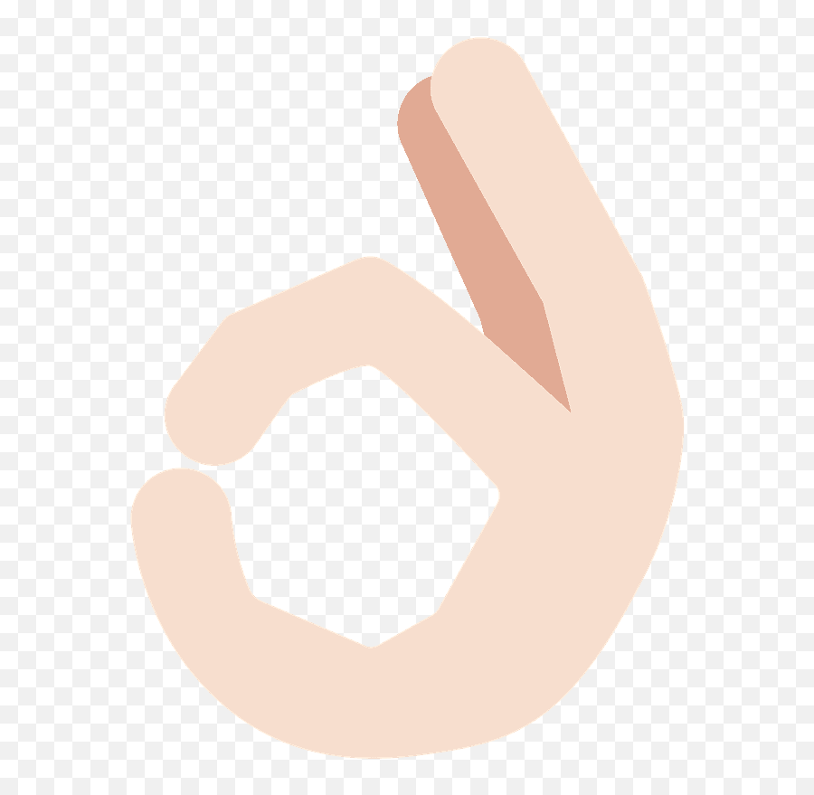 Ok Hand Emoji Clipart - Emoji De Ok Hand,Ok Emoji