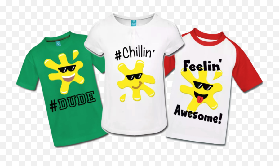 Splatz - Short Sleeve Emoji,Emoji T Shirts