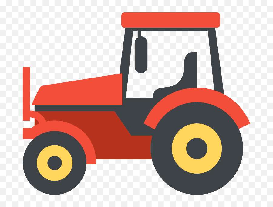 Tractor Emoji Clipart - Traktor Emoji,Tractor Emoji