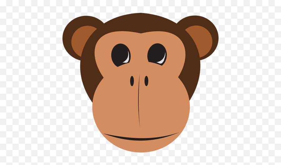 Affe - Monkey Face Clip Art Emoji,Goofy Face Emoji