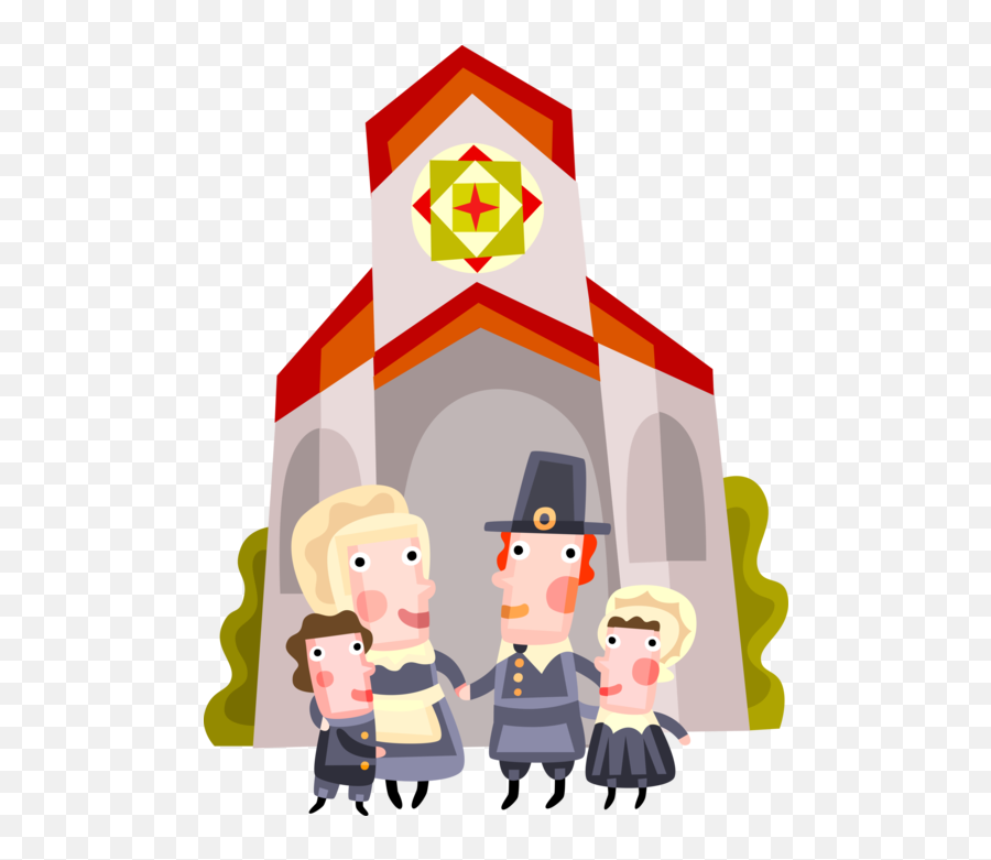 Pilgrim Clipart Pilgrim Family - Png Download Full Size Fictional Character Emoji,Amish Emoji